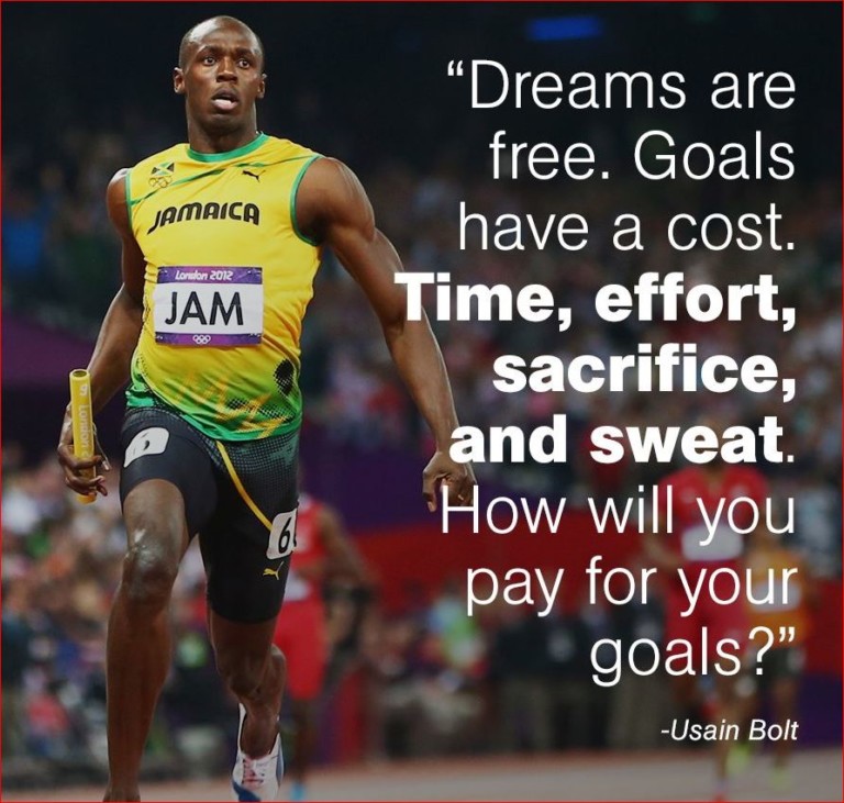 thumbnail image 2 of Usain Bolt 'Perseverance' Motivational Poster - 20x30 Inches, Celebrity Athlete Art Print 2 of 5